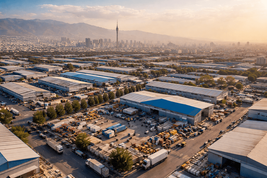 اهمیت موقعیت مکانی انبار در تهران