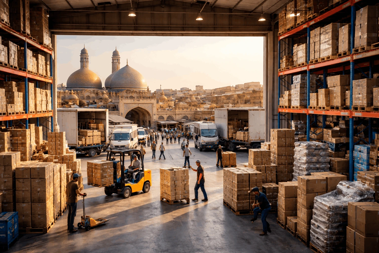 انبار نزدیک بازار تهران